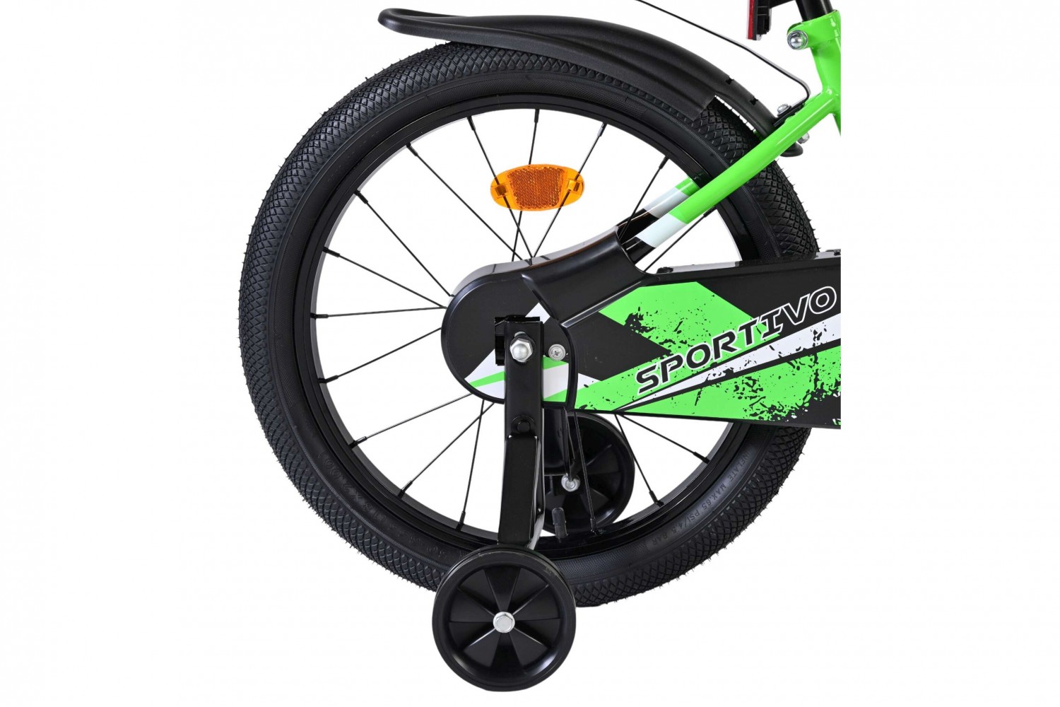Volare Sportivo Kinderfahrrad Jungen 18 Zoll Grün Schwarz