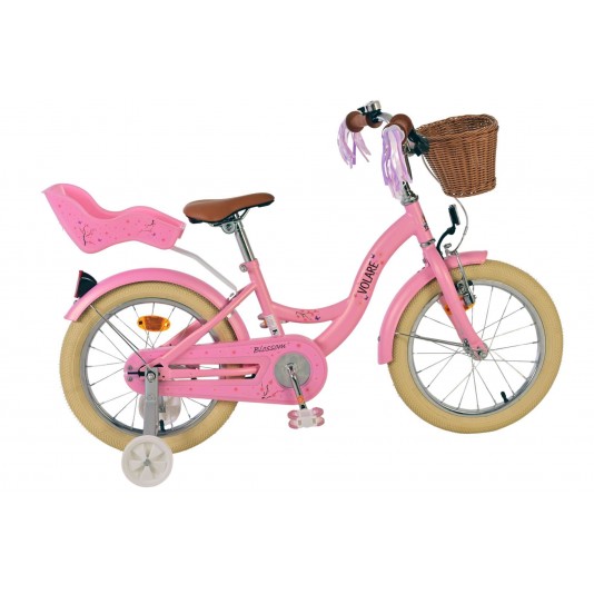Volare Blossom Kinderfahrrad Mädchen 16 Zoll Rosa