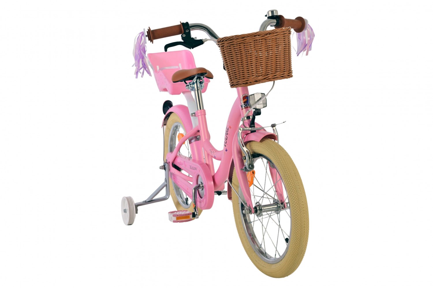 Volare Blossom Kinderfahrrad Mädchen 16 Zoll Rosa