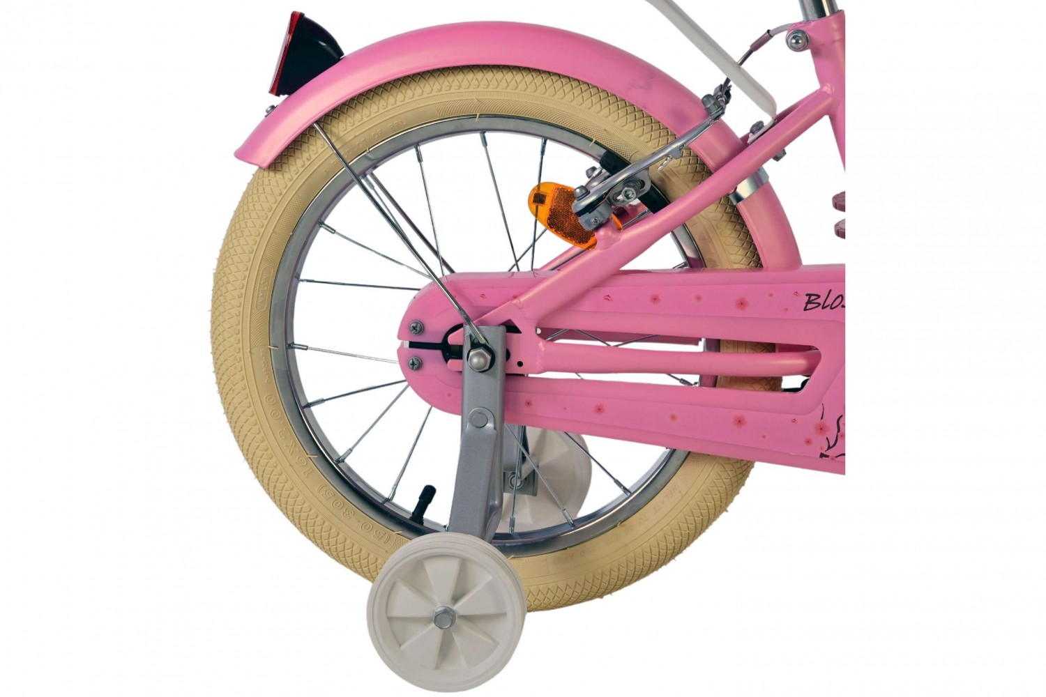 Volare Blossom Kinderfahrrad Mädchen 16 Zoll Rosa | 2 Handbremsen