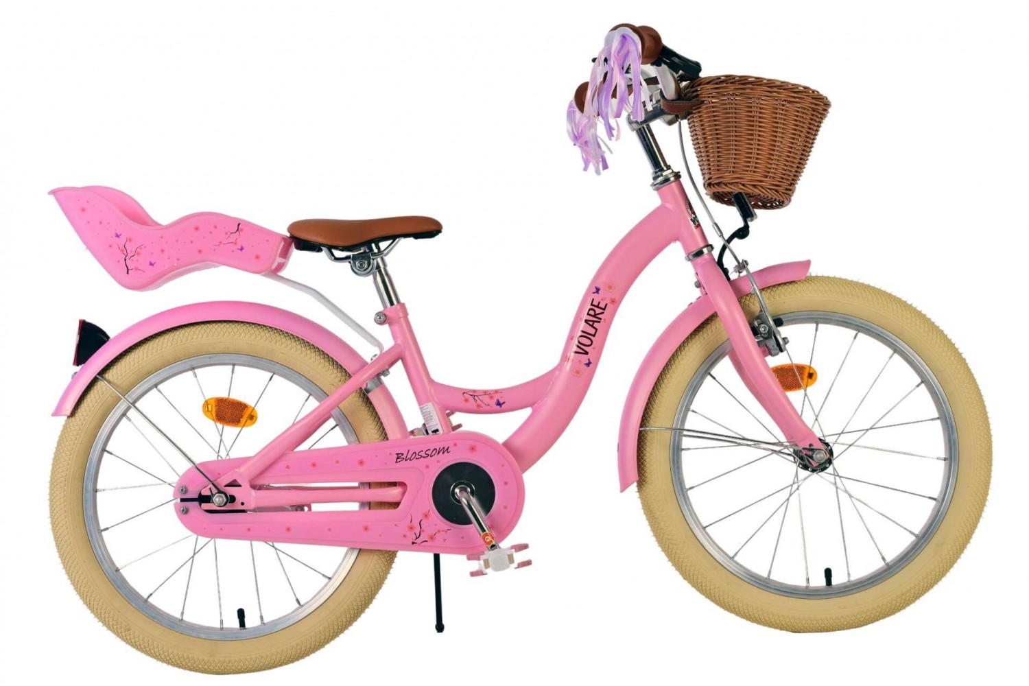 Volare Blossom Kinderfahrrad Mädchen 86 Zoll Rosa