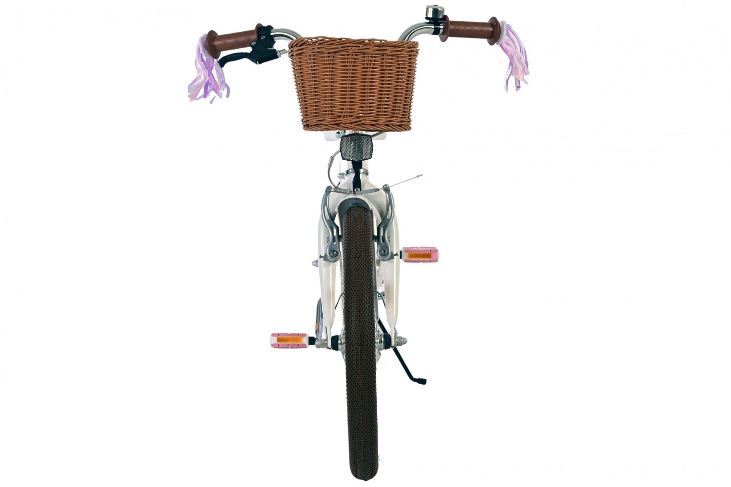 Volare Blossom Kinderfahrrad Mädchen 18 Zoll Weiß