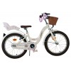 Volare Blossom Kinderfahrrad Mädchen 18 Zoll Weiß | Zwei Handbremsen