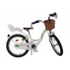 Volare Blossom Kinderfahrrad Mädchen 18 Zoll Weiß | Zwei Handbremsen