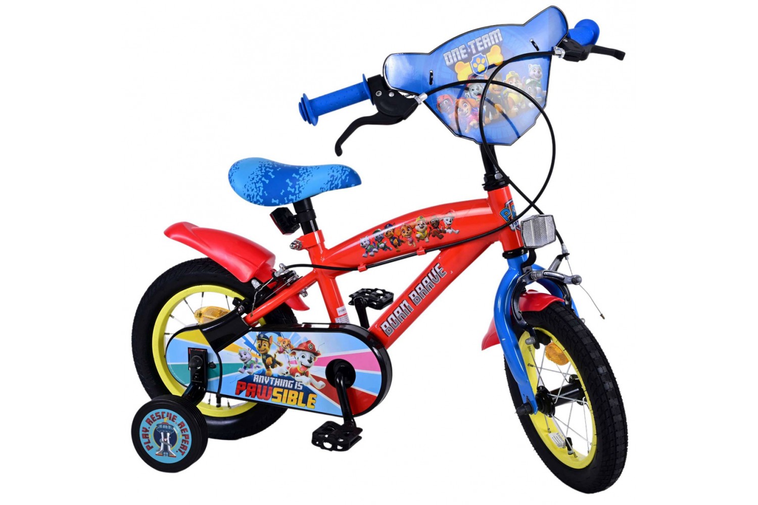 Paw Patrol Jungenfahrrad 12 Zoll | 2 Handbremsen