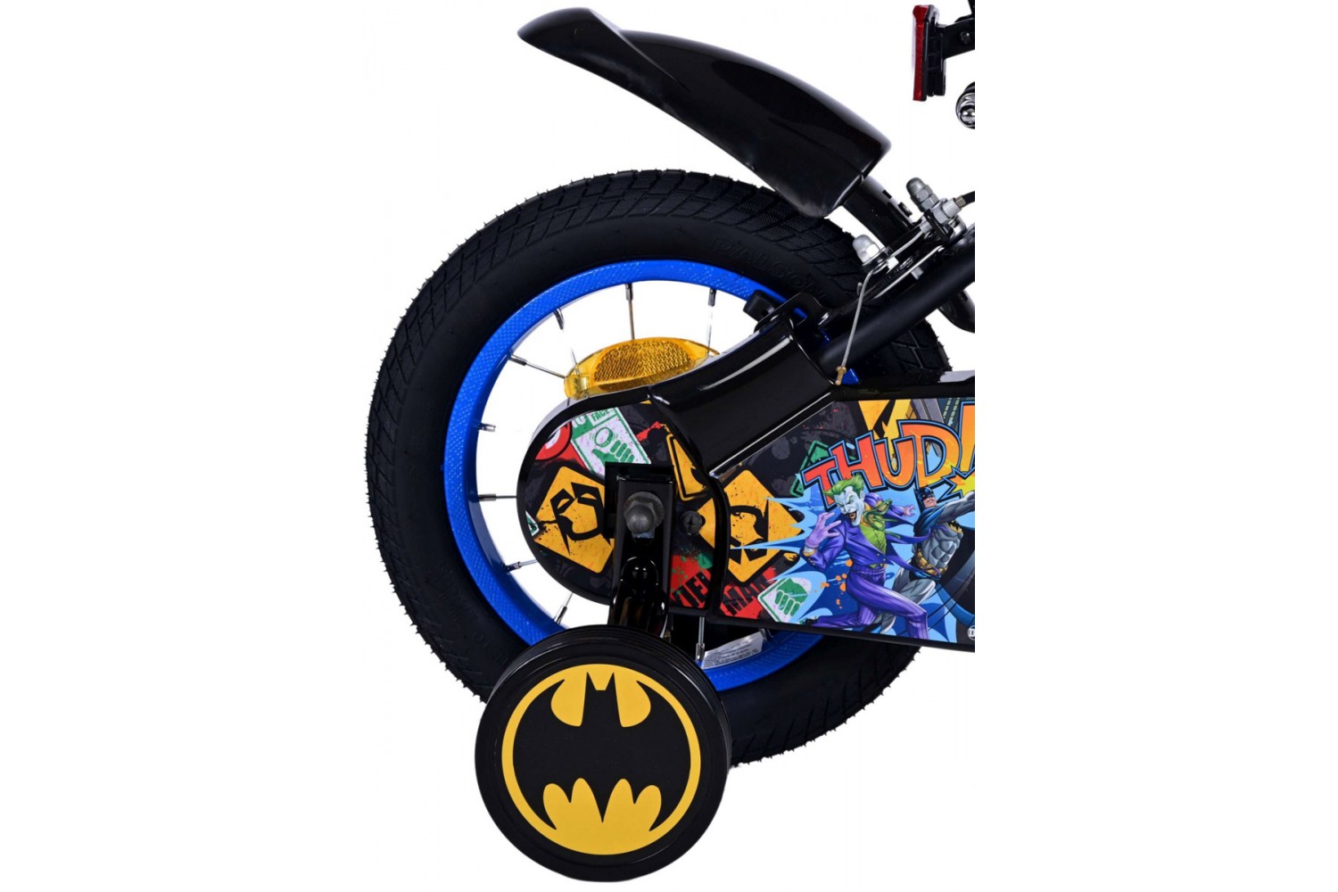 Batman Jungenfahrrad 12 Zoll Schwarz | 2 Handbremsen