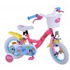 Peppa Pig Mädchenfahrrad 12 Zoll Rosa | 2 Handbremsen