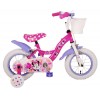 Disney Minnie Cutest Ever! Mädchenfahrrad 12 Zoll Rosa | 2 Handbremsen