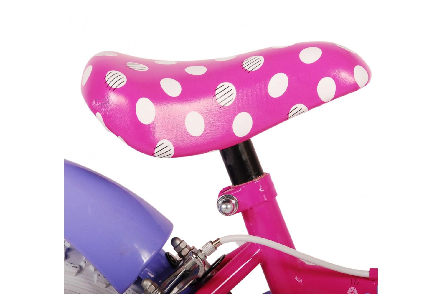 Disney Minnie Cutest Ever! Mädchenfahrrad 12 Zoll Rosa | 2 Handbremsen