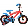 Spider-Man Jungenfahrrad 12 Zoll Blau/Rot