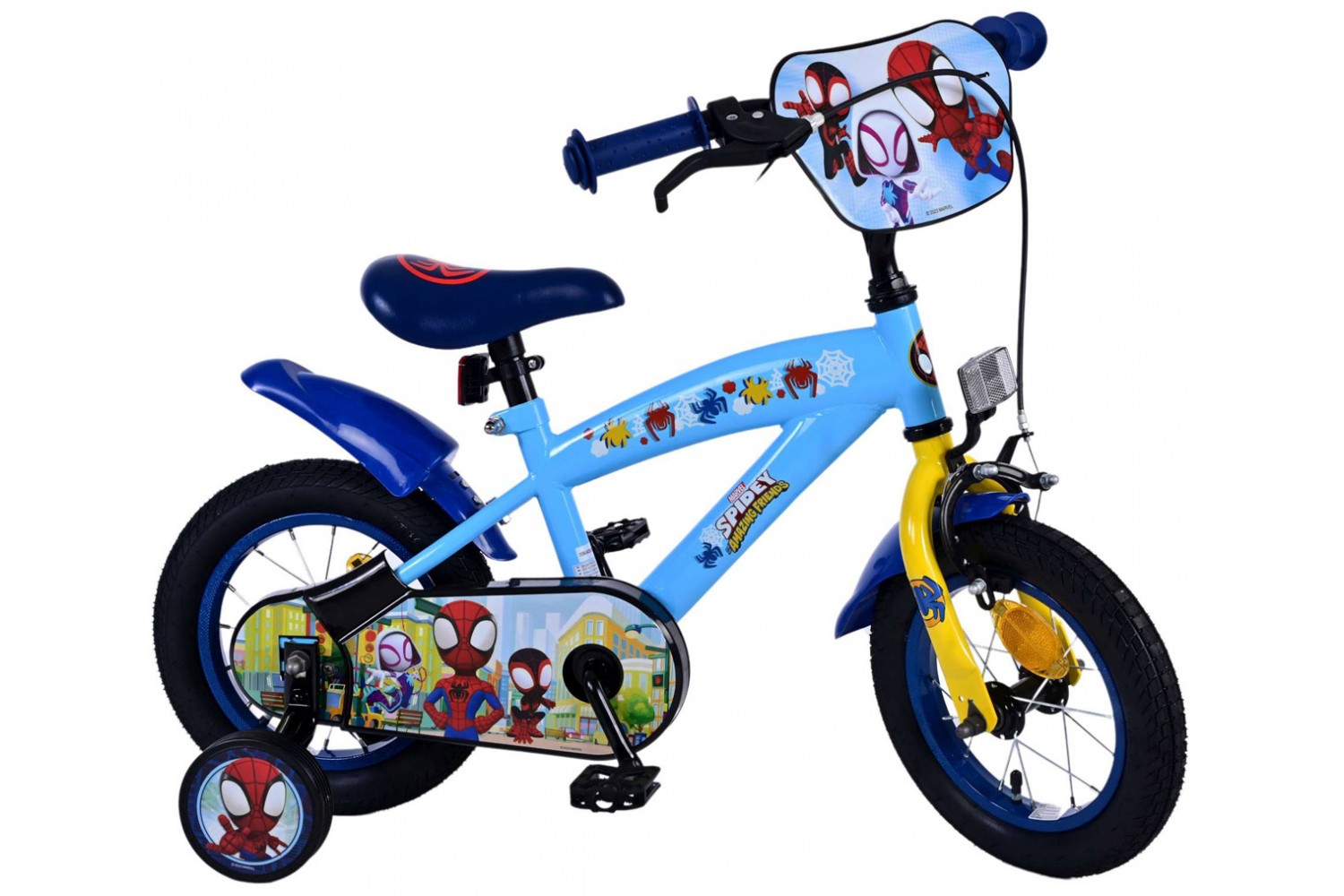 Spidey Jungenfahrrad 12 Zoll Blau