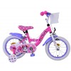 Disney Minnie Mädchenfahrrad 14 Zoll Rosa | 2 Handbremsen