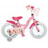 Disney Princess Mädchenfahrrad 14 Zoll Rosa | 2 Handbremsen