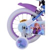 Disney Frozen 2 Mädchenfahrrad 14 Zoll Blau/Lila | 2 Handbremsen