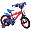 Ultimate Spider-Man Jungenfahrrad 14 Zoll Blau/Rot | 2 Handbremsen