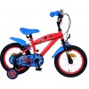 Ultimate Spider-Man Jungenfahrrad 14 Zoll Blau/Rot | 2 Handbremsen