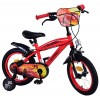 Disney Cars Jungenfahrrad 14 Zoll Rot | 2 Handbremsen