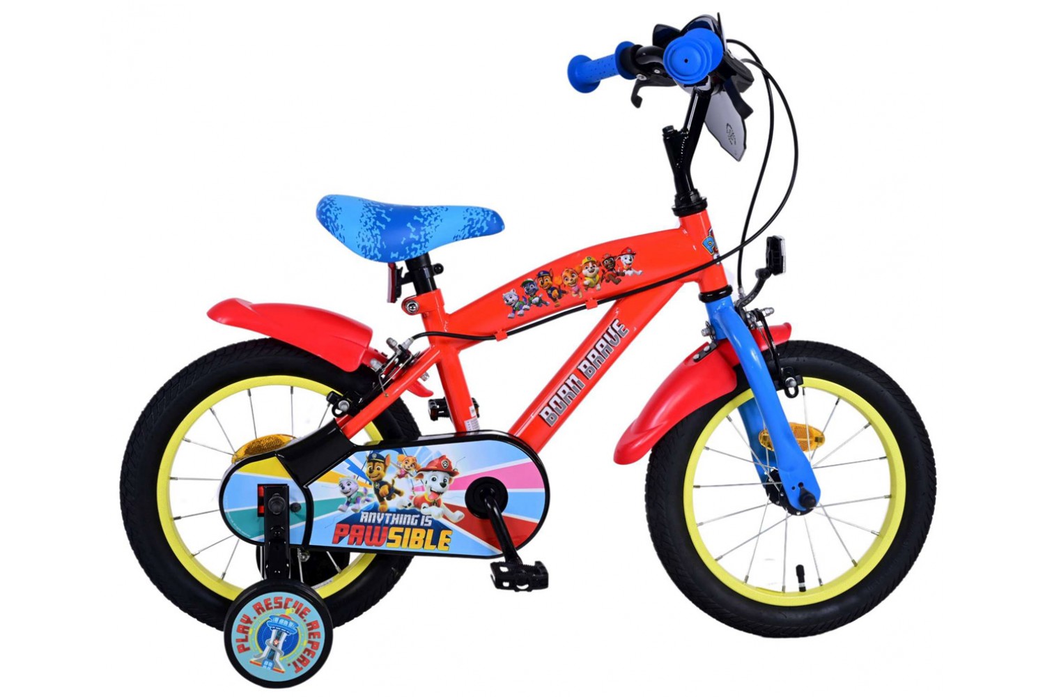 Paw Patrol Jungenfahrrad 14 Zoll | 2 Handbremsen