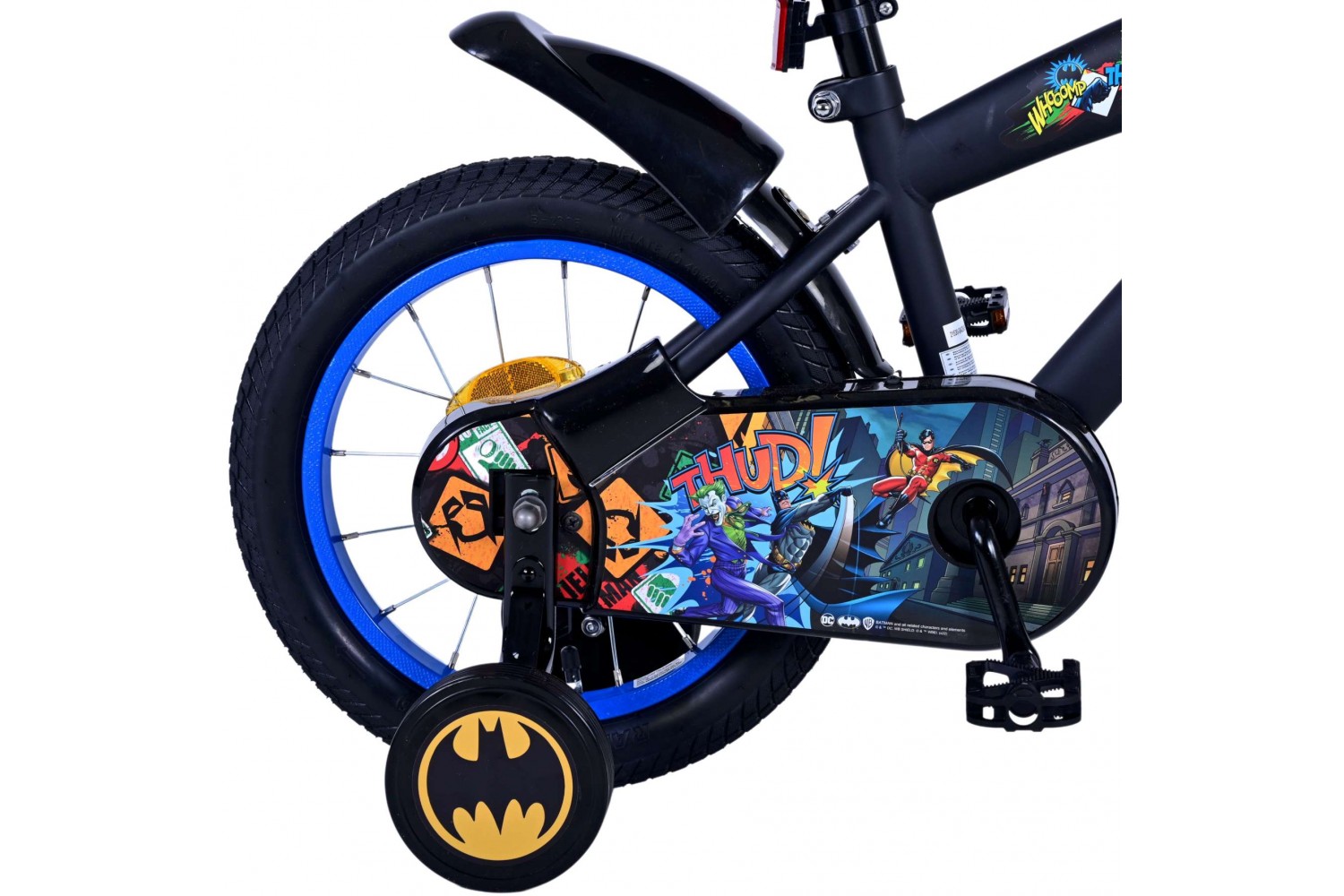 Batman Jungenfahrrad 14 Zoll Schwarz