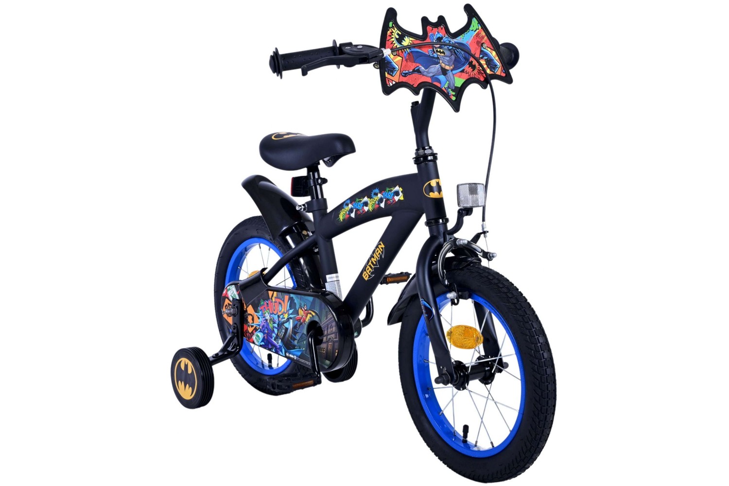 Batman Jungenfahrrad 14 Zoll Schwarz