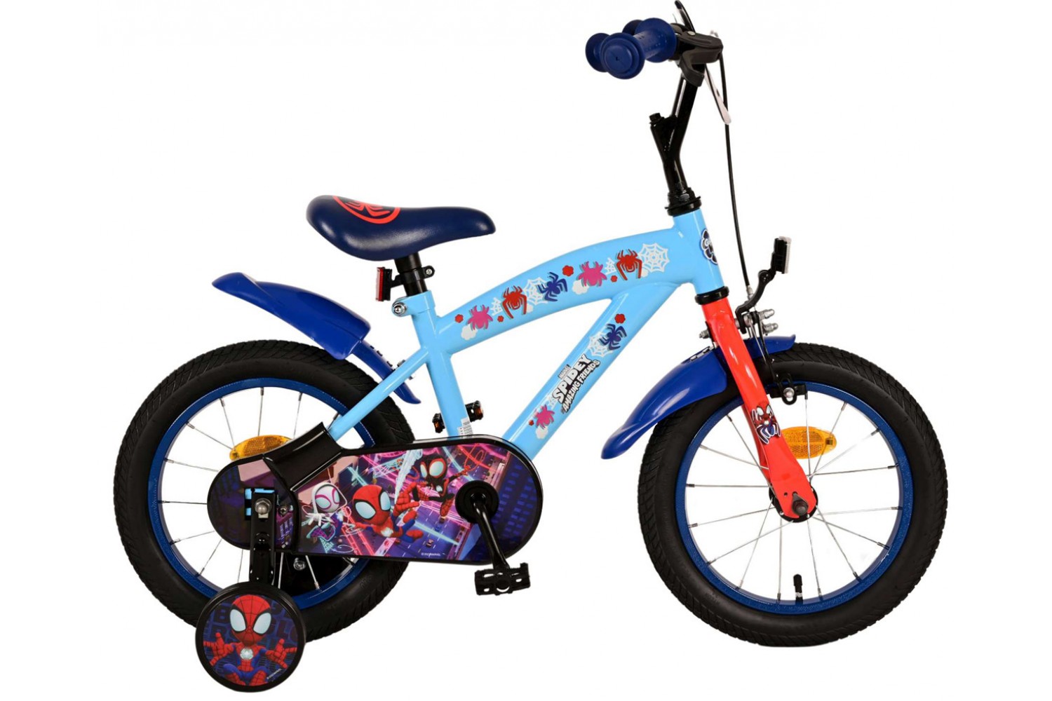 Spidey Jungenfahrrad 14 Zoll Blau