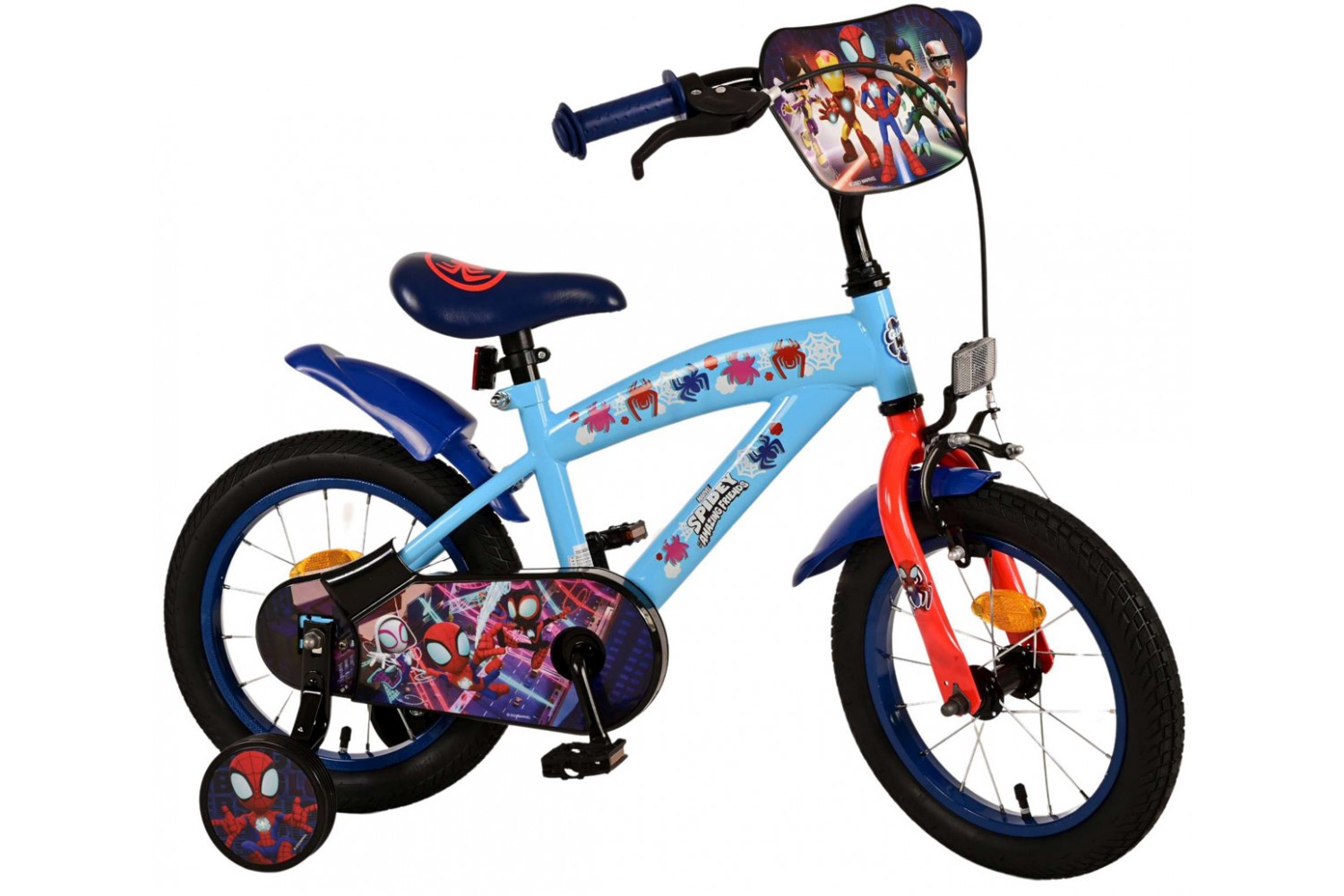 Spidey Jungenfahrrad 14 Zoll Blau