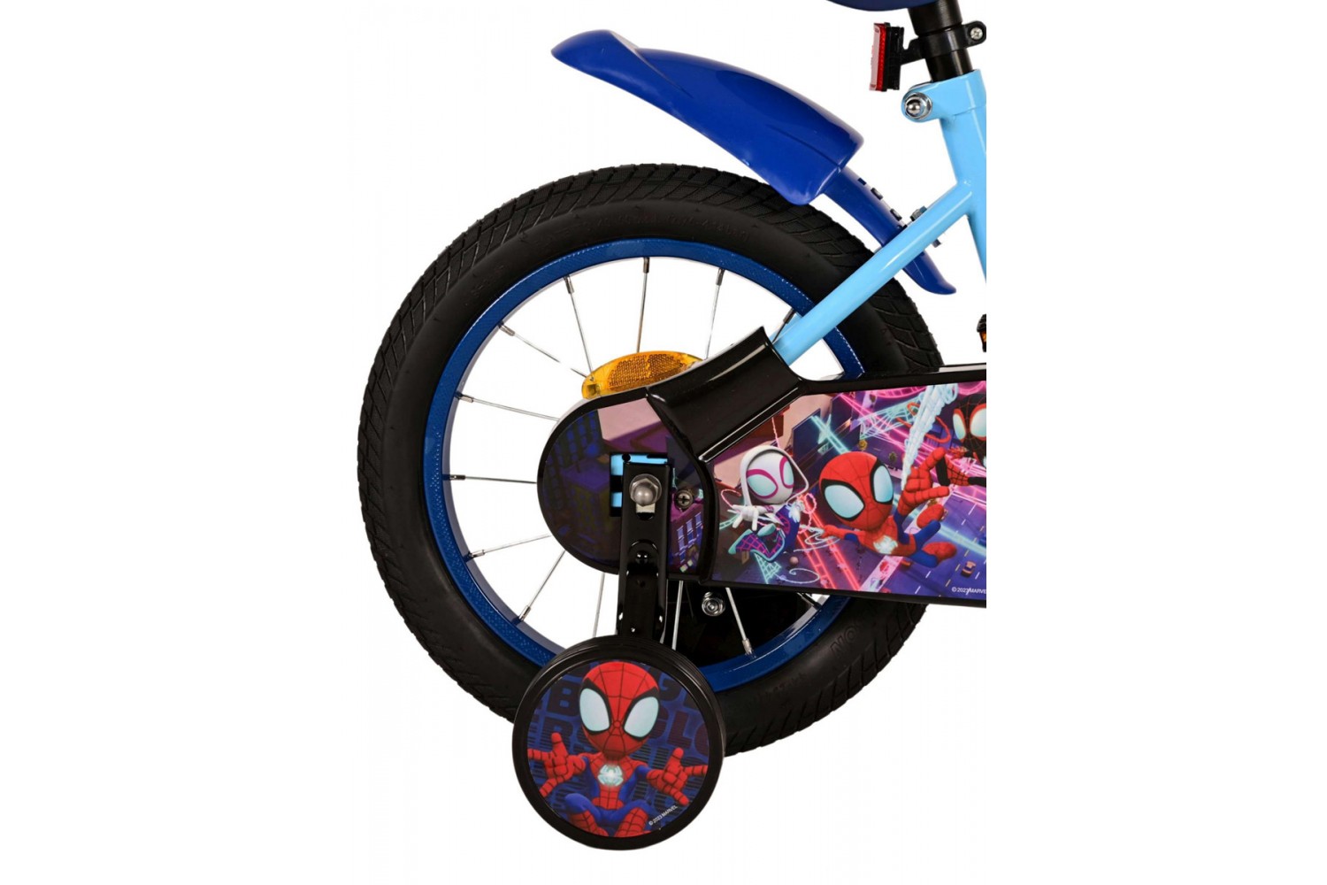 Spidey Jungenfahrrad 14 Zoll Blau | 2 Handbremsen