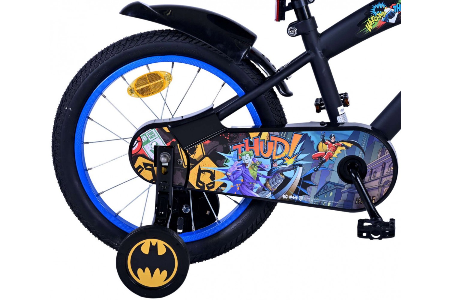 Batman Jungenfahrrad 16 Zoll Schwarz