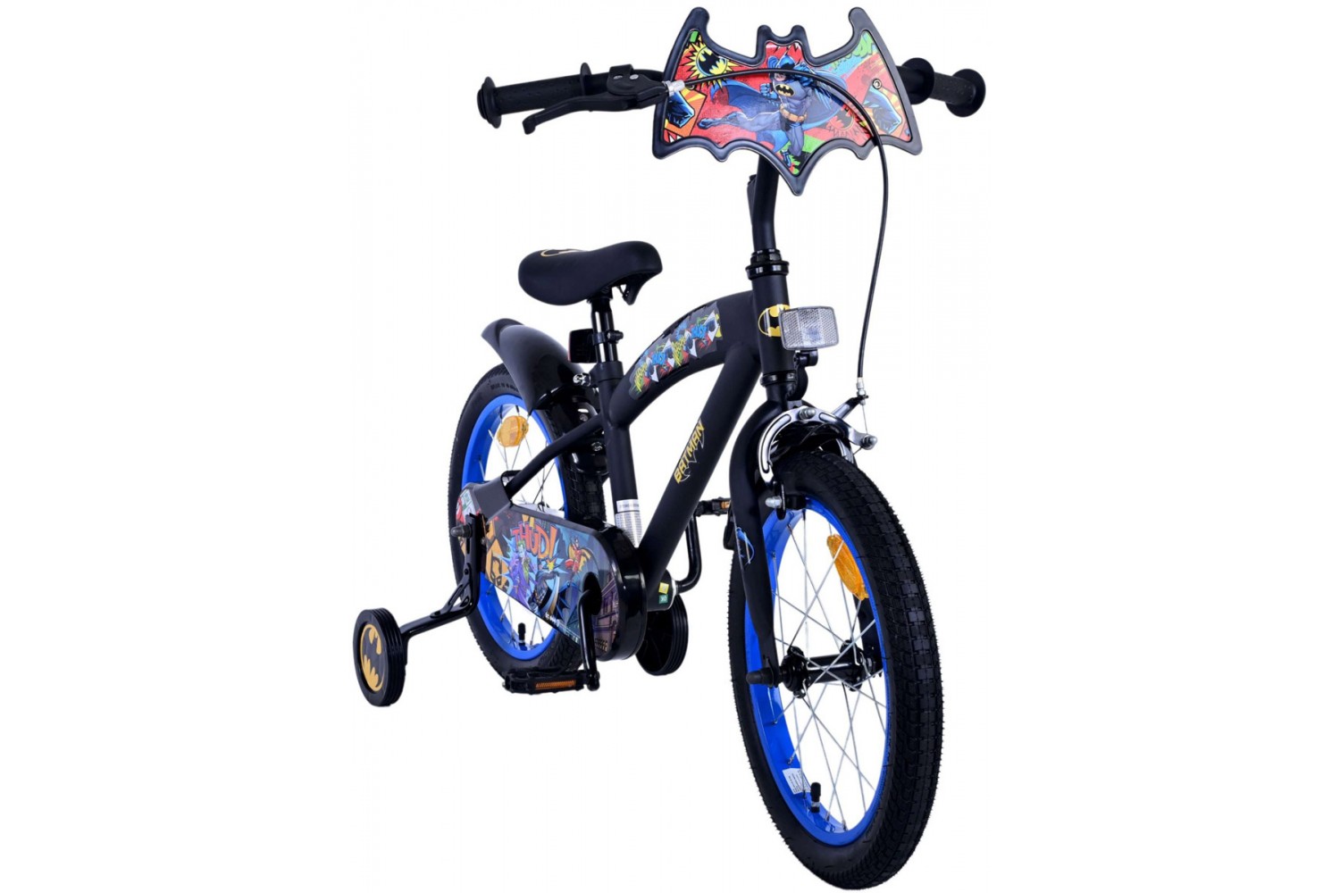 Batman Jungenfahrrad 16 Zoll Schwarz