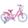 Disney Princess Mädchenfahrrad 16 Zoll Rosa | 2 Handbremsen