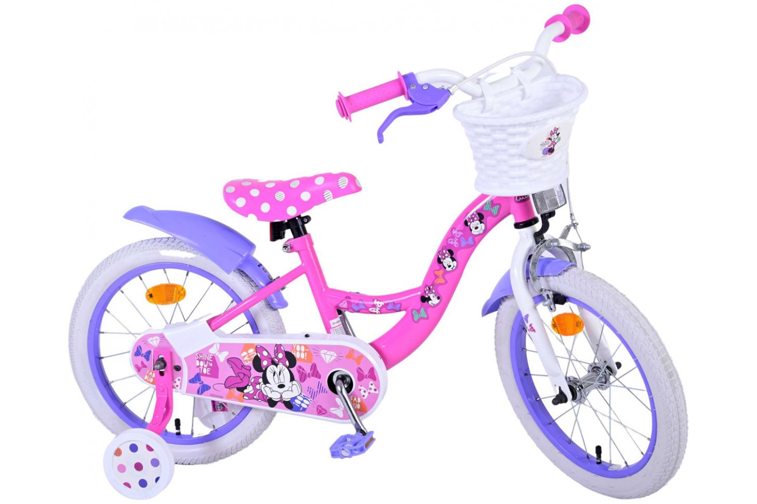 Disney Minnie Cutest Ever! Mädchenfahrrad 16 Zoll Rosa