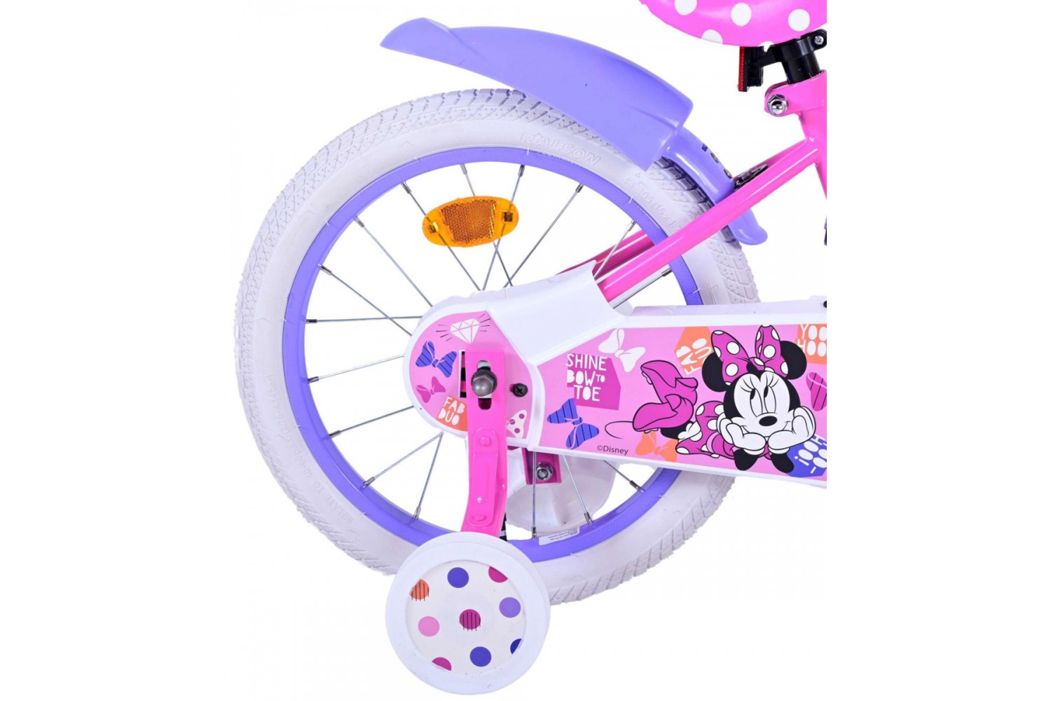 Disney Minnie Cutest Ever! Mädchenfahrrad 16 Zoll Rosa