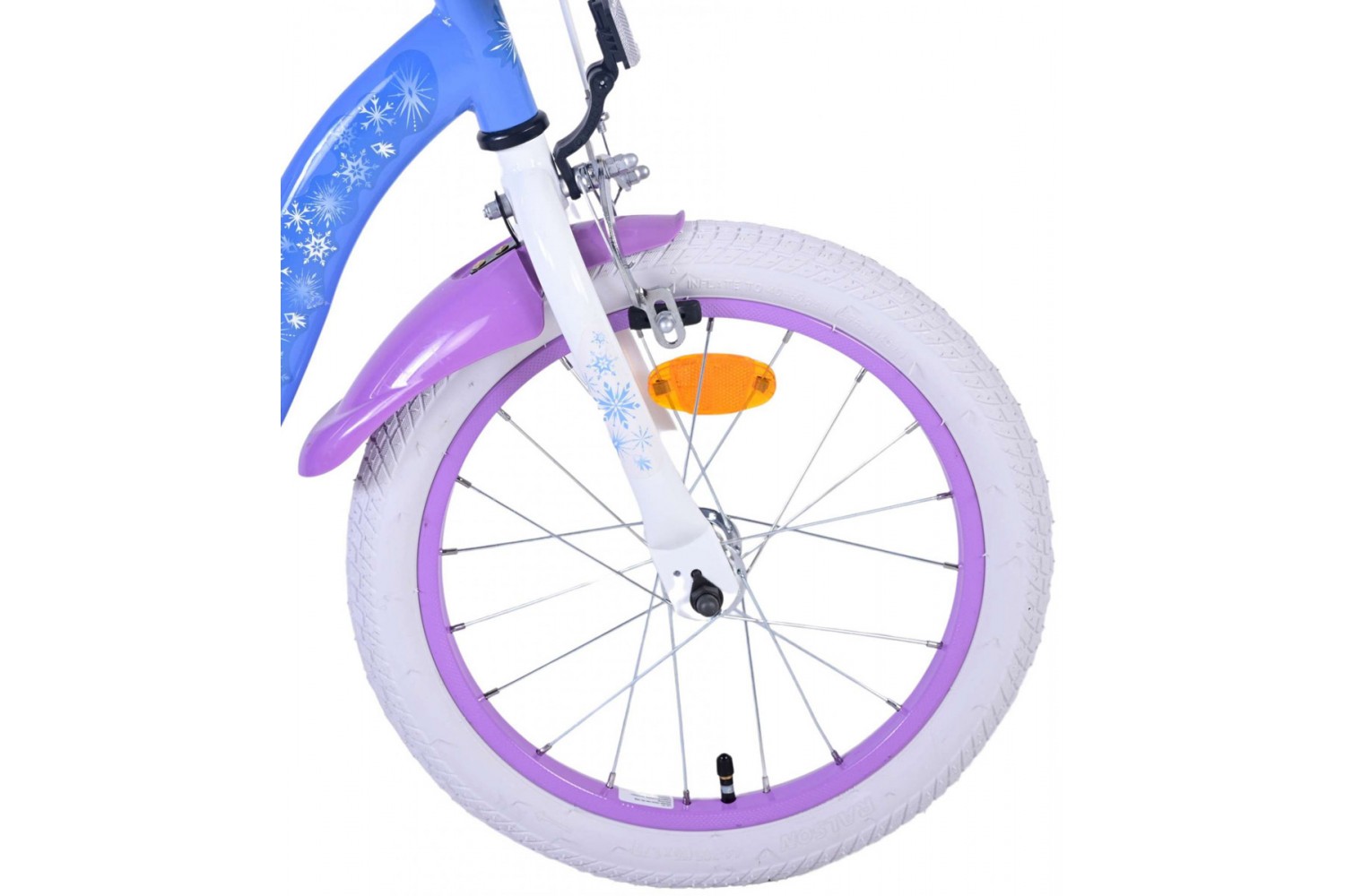 Disney FRosan 2 Mädchenfahrrad 16 Zoll Blau/Lila