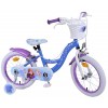 Disney FRosan 2 Mädchenfahrrad 16 Zoll Blau/Lila | 2 Handbremsen