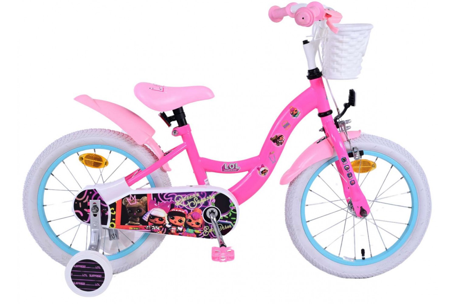 LOL Surprise Mädchenfahrrad 16 Zoll Rosa