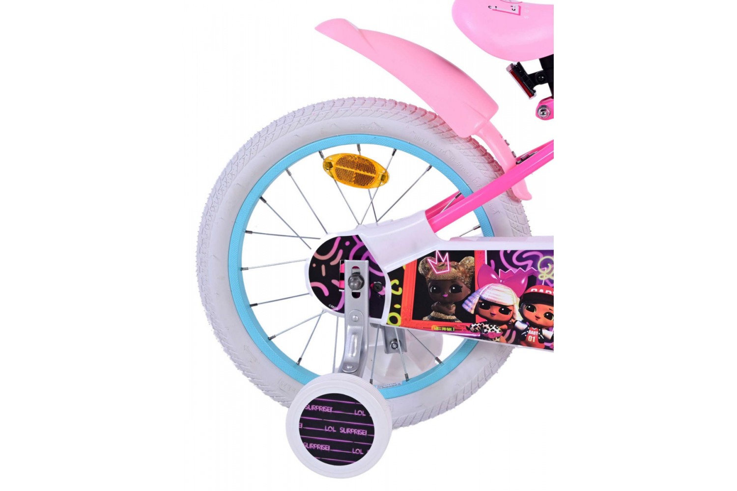 LOL Surprise Mädchenfahrrad 16 Zoll Rosa