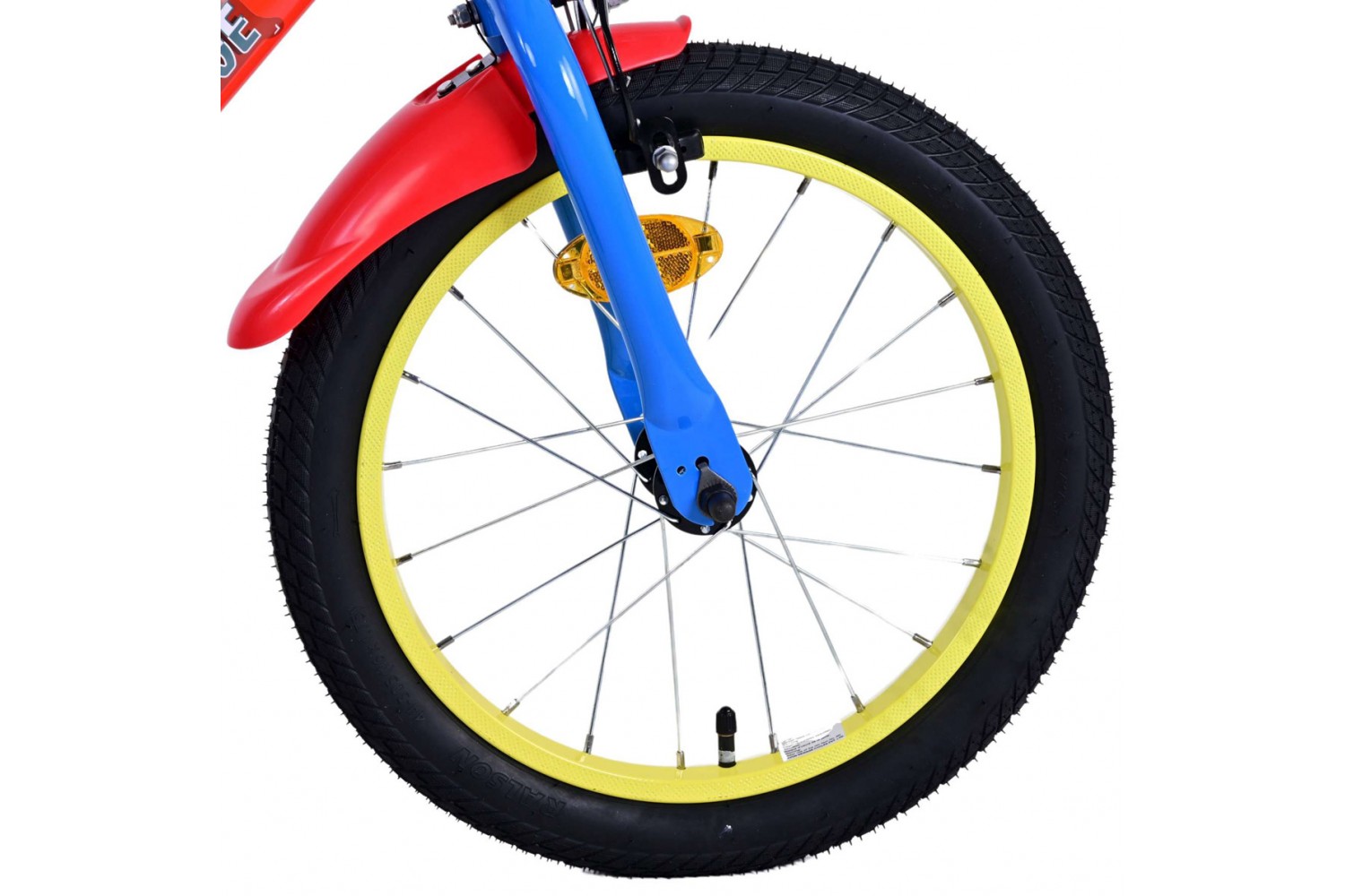 Paw Patrol Jungenfahrrad 16 Zoll Rot | 2 Handbremsen