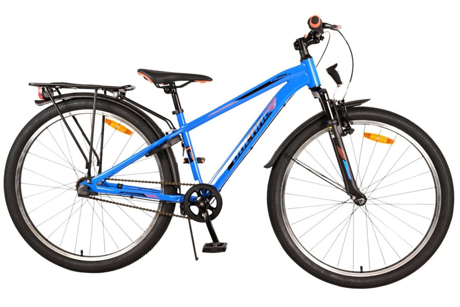 Volare Cross Jungenfahrrad 26 Zoll Blau | 3 Zahnräder