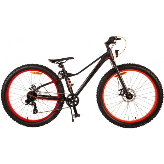Volare Gradient Jungenfahrrad 26 Zoll Schwarz Orange 7 Gänge Prime Collection