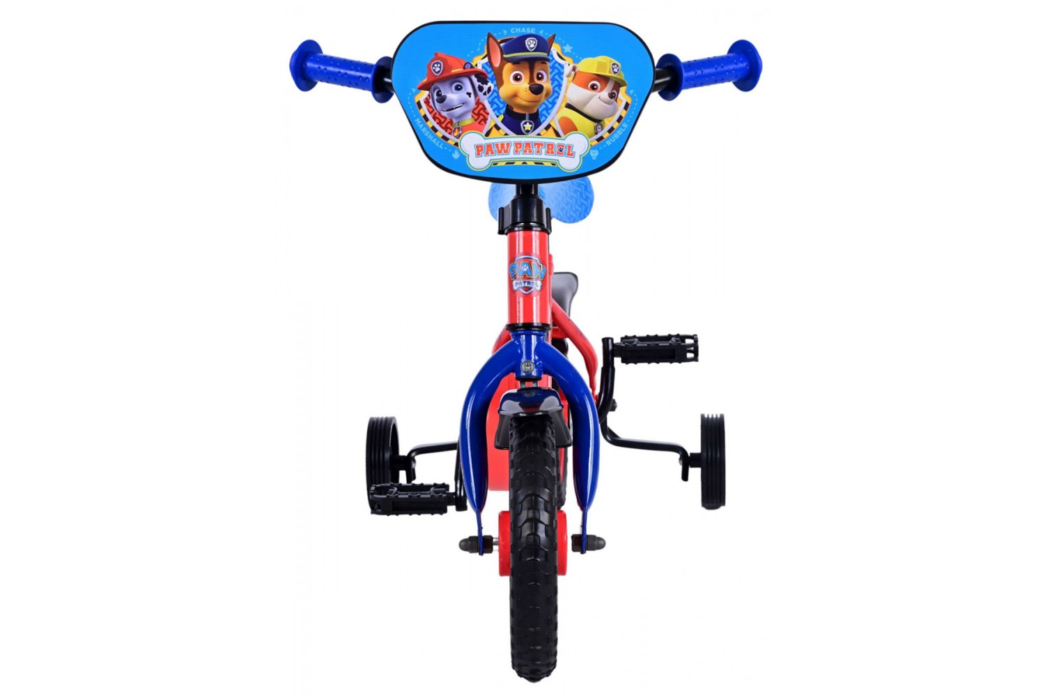 Paw Patrol Jungenfahrrad 10 Zoll Rot/Blau Vollblüter