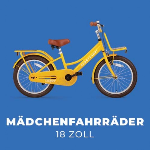 Mädchenfahrräder 18 Zoll